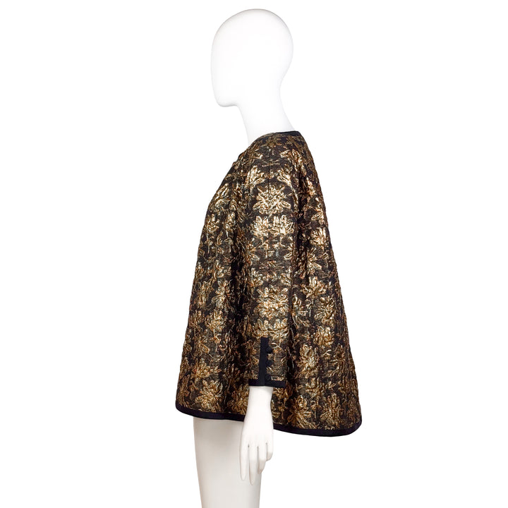 VINTAGE CHRISTIAN LACROIX 1990'S GOLD LAMÉ EVENING JACKET