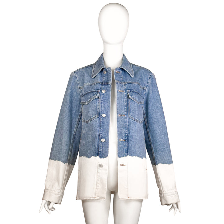VINTAGE DRIES VAN NOTEN SS 2011 OMBRE DENIM JACKET